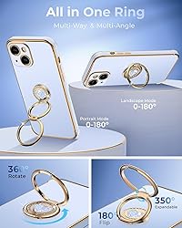 XYZ for iPhone 15 Plus Case with Stand, Phone Case