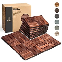 10 Pcs Interlocking Deck Tiles, Patio Flooring
