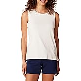 Amazon Essentials Women's Soft Cotton Relaxed-Fit Yoga Tank Top (Available in Plus Size)