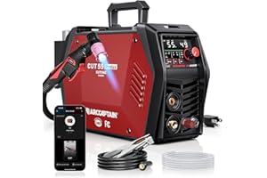 ARCCAPTAIN iControl CUT55 Prolux Plasma Cutter Machine, [APP Control] 55 Amp Non-Touch Pilot Arc, 120V/240V, Upgraded LED Dis