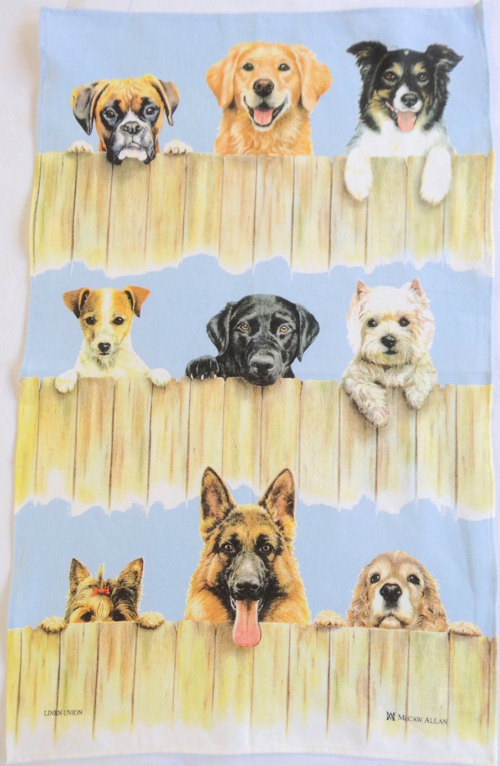 Samuel Lamont K9 Linen Union Tea Towel