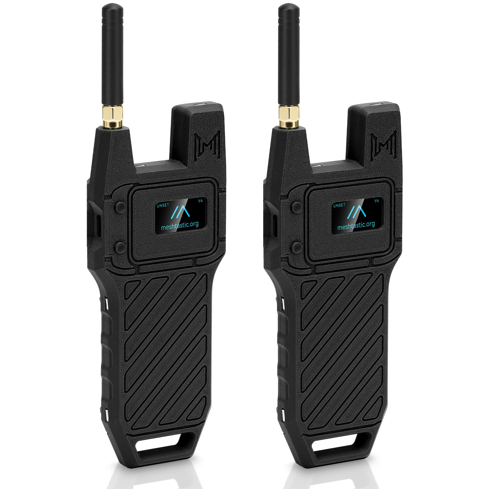 Photo 1 of 2Pcs ESP32 LoRa V4 Development Board +GPS Version +3000mAh Battery + Case Carrying ESP32-S3R2 SX1262 With 915 MHz Antenna WiFi Bluetooth 0.96” OLED LoRa V4 Devices for Ar duino LoRawan IOT (N39,Balck)