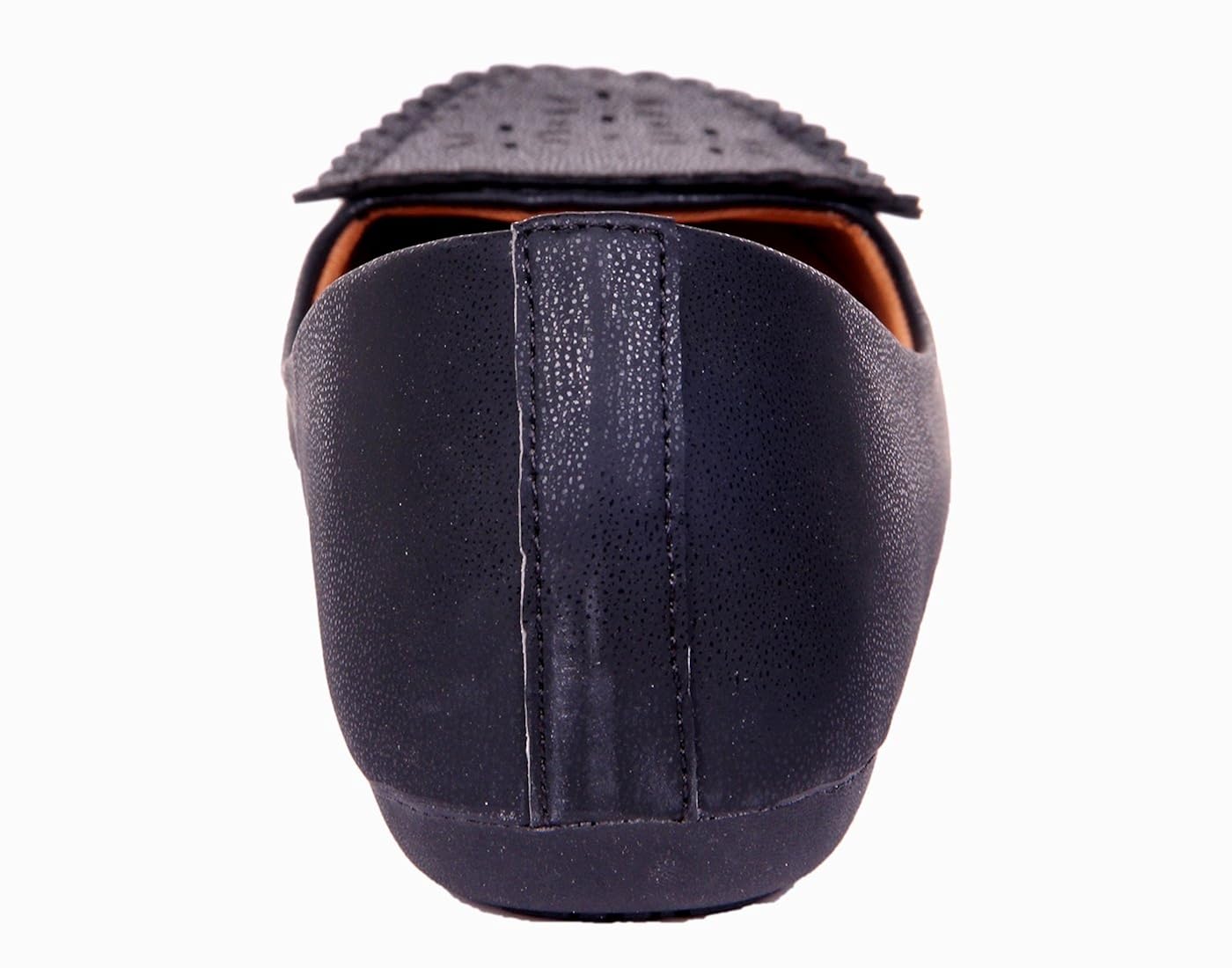 goyal black cutwork loafer bellies