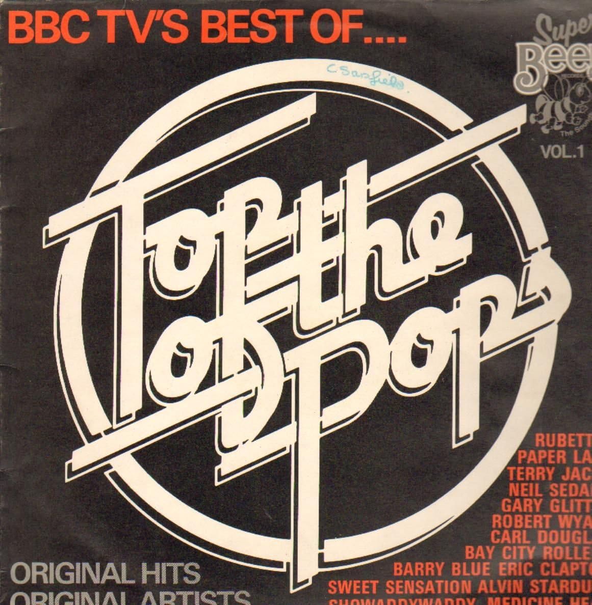 VARIOUS ARTISTS BBC TV'S BEST OF TOP OF THE POPS VOL.1 LP [16951