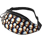alien abstract fashion Fashion casual fanny pack waist bag men women adjustable belt waist bag for travel hiking cycling running festival carnival