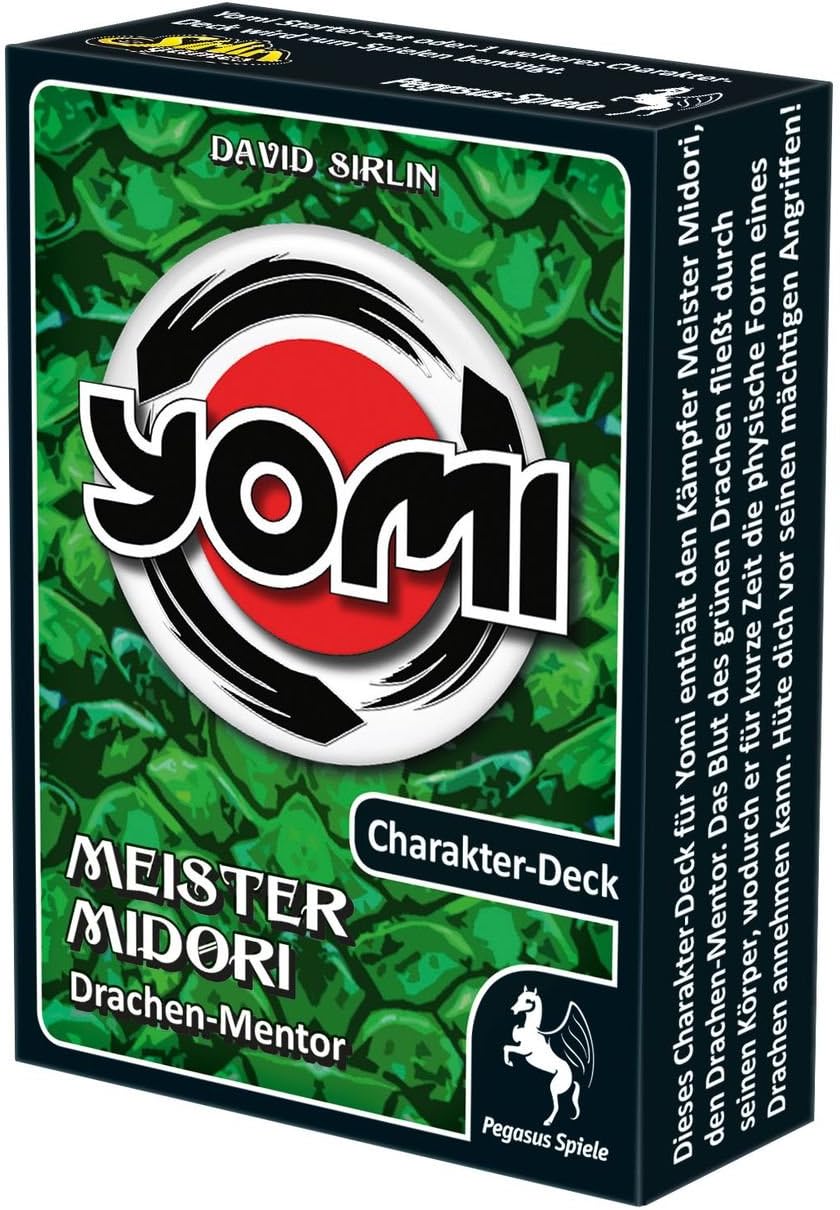 Pegasus Spiele 17431G - Yomi Einzeldeck Midori, Green, Medium - Image 4