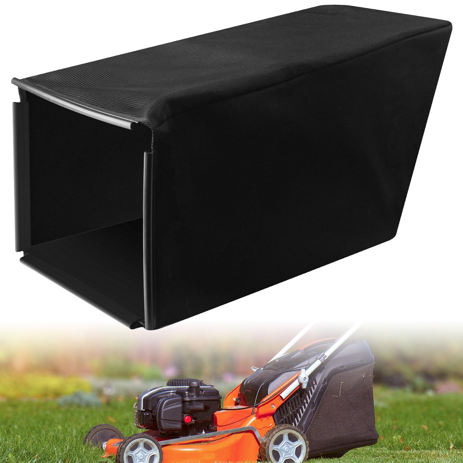 Photo 1 of 115-4673  Bag Assembly - by Braveboy, Compatible with Toro 59312 Bag Kit 2009 RWD Cloth 22" Recycler Lawn Mowers, Fits Model 20330 20332 20333 & More- (Without Grass Catcher Frame)