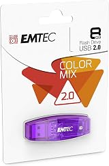 EMTEC ECMMD8GC410 8GB USB 2.0 Memory Stick Flash Drive - Assorted Colors view 5