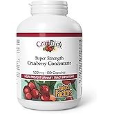 Natural Factors Cranberry 500 mg, 36:1 Concentrate = 18,000 mg, 180 Capsules