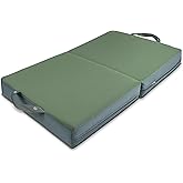 KI Store Garden Kneeling Pad Memory Form Knee Cushions for Gardening Extra Thick Knee Pad Water Resistant Prayer Pillow for Work Yoga Physical Therapy Olive Green