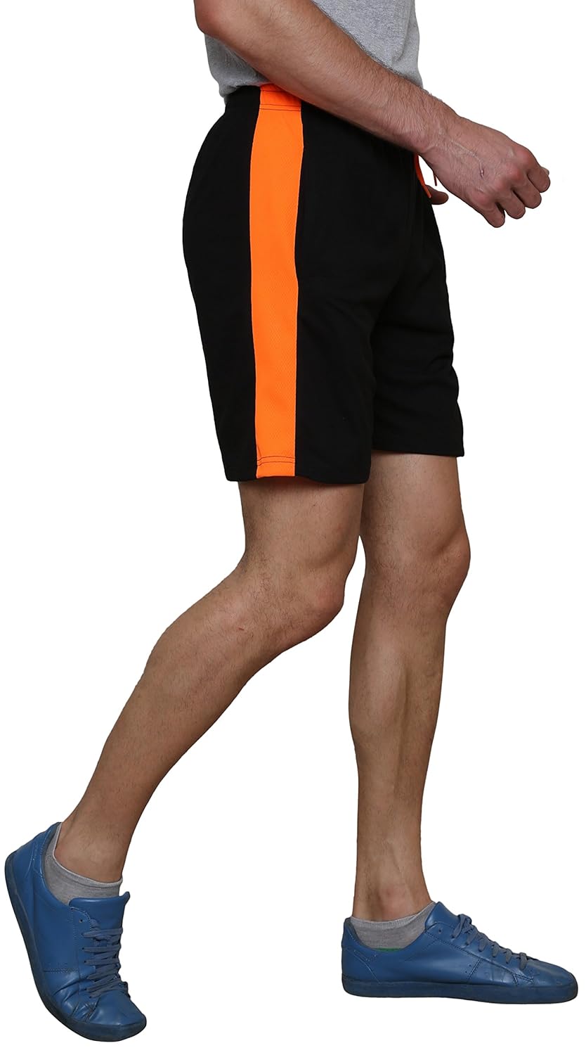 syda men's cotton shorts - black