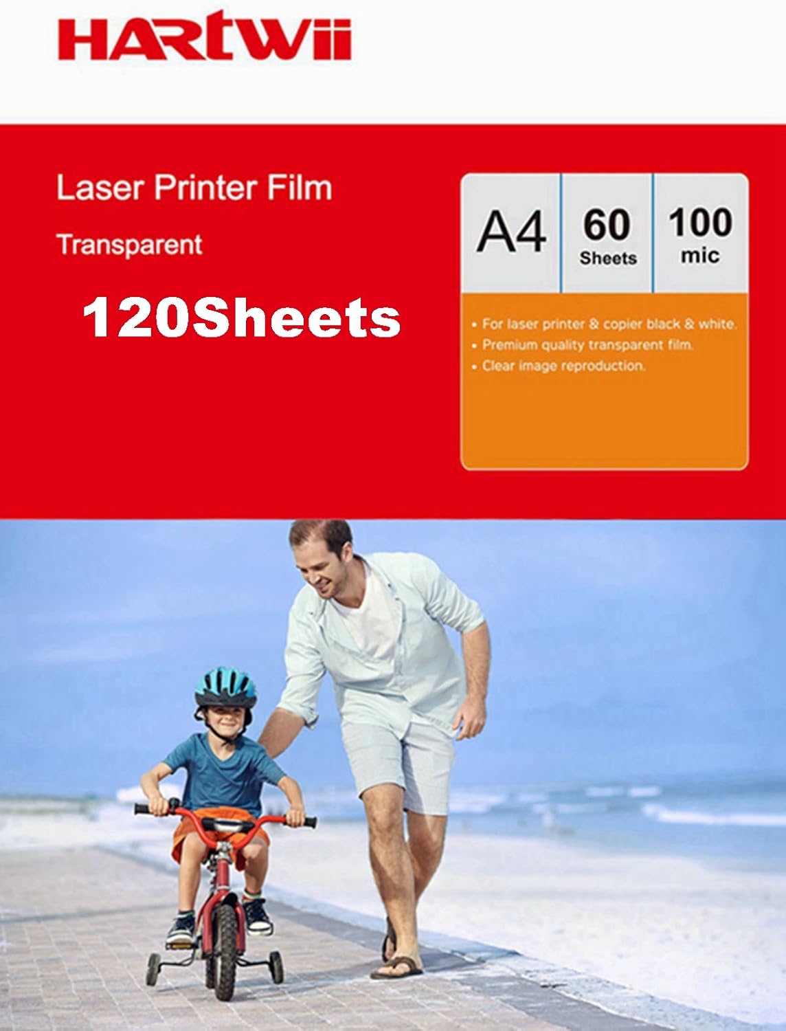 A4 Overhead Projector Film OHP 120 Sheets Acetate Clear A4 For Laser
