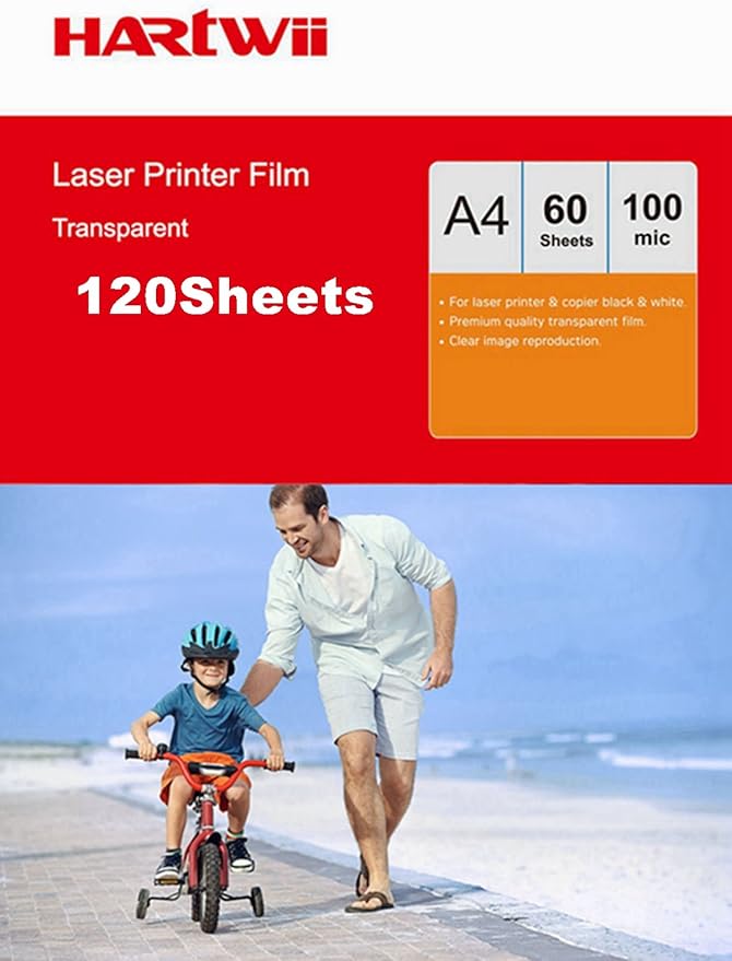 A4 Overhead Projector Film OHP 120 Sheets Acetate Clear A4 For Laser