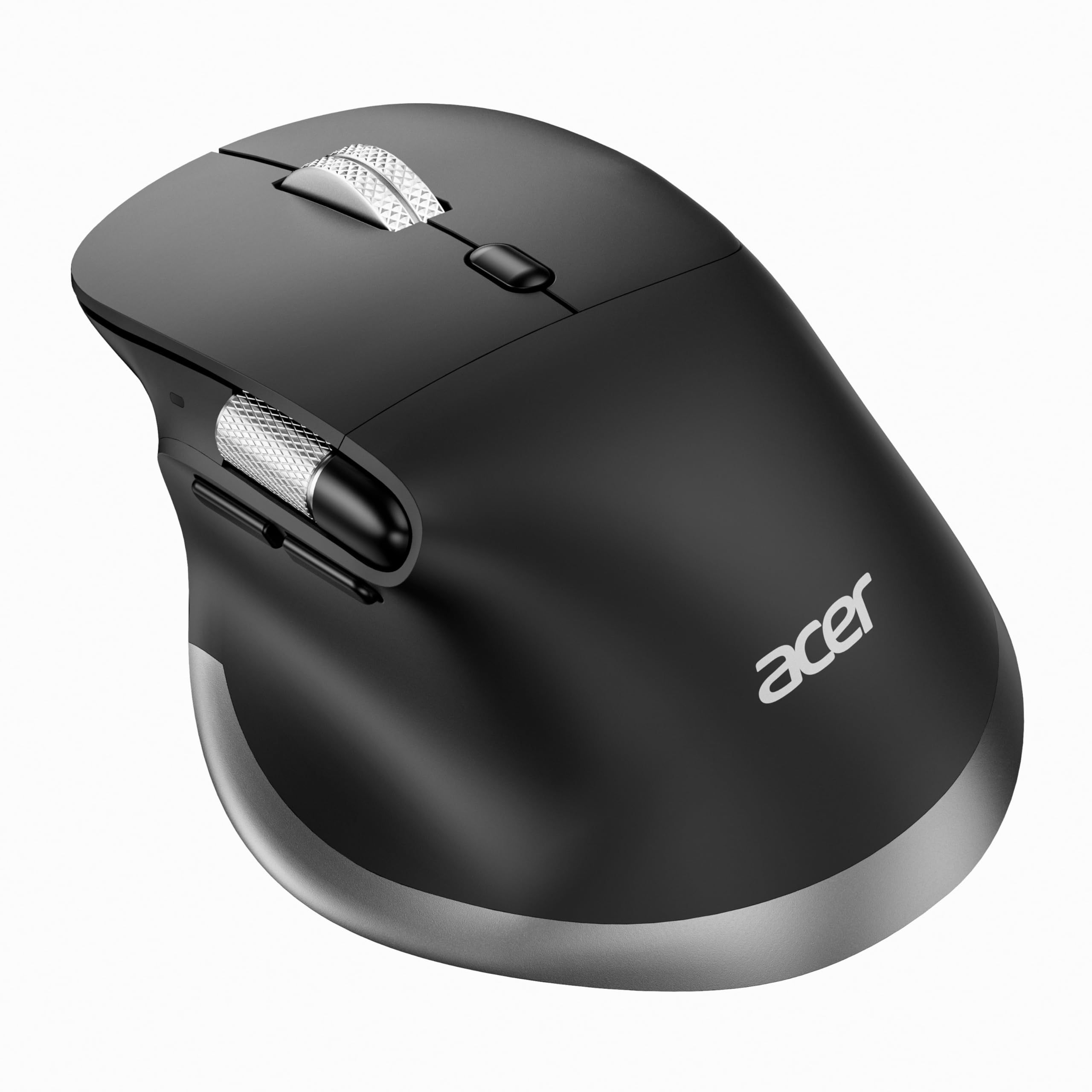 Photo 1 of acer Ergonomic Mouse Wireless Rechargeable with Side Scroll (BT5.2+2.4GHz), Bluetooth Computer Mouse for Laptop, 6 Adjustable DPI, Office Cordless USB Mice, 8 Buttons, 4800 DPI for PC, Desktop