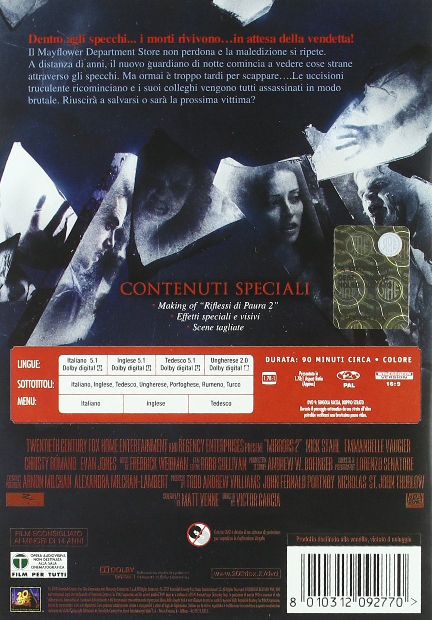 Amazoncom Riflessi Di Paura 2 Emmanuelle Vaugier William