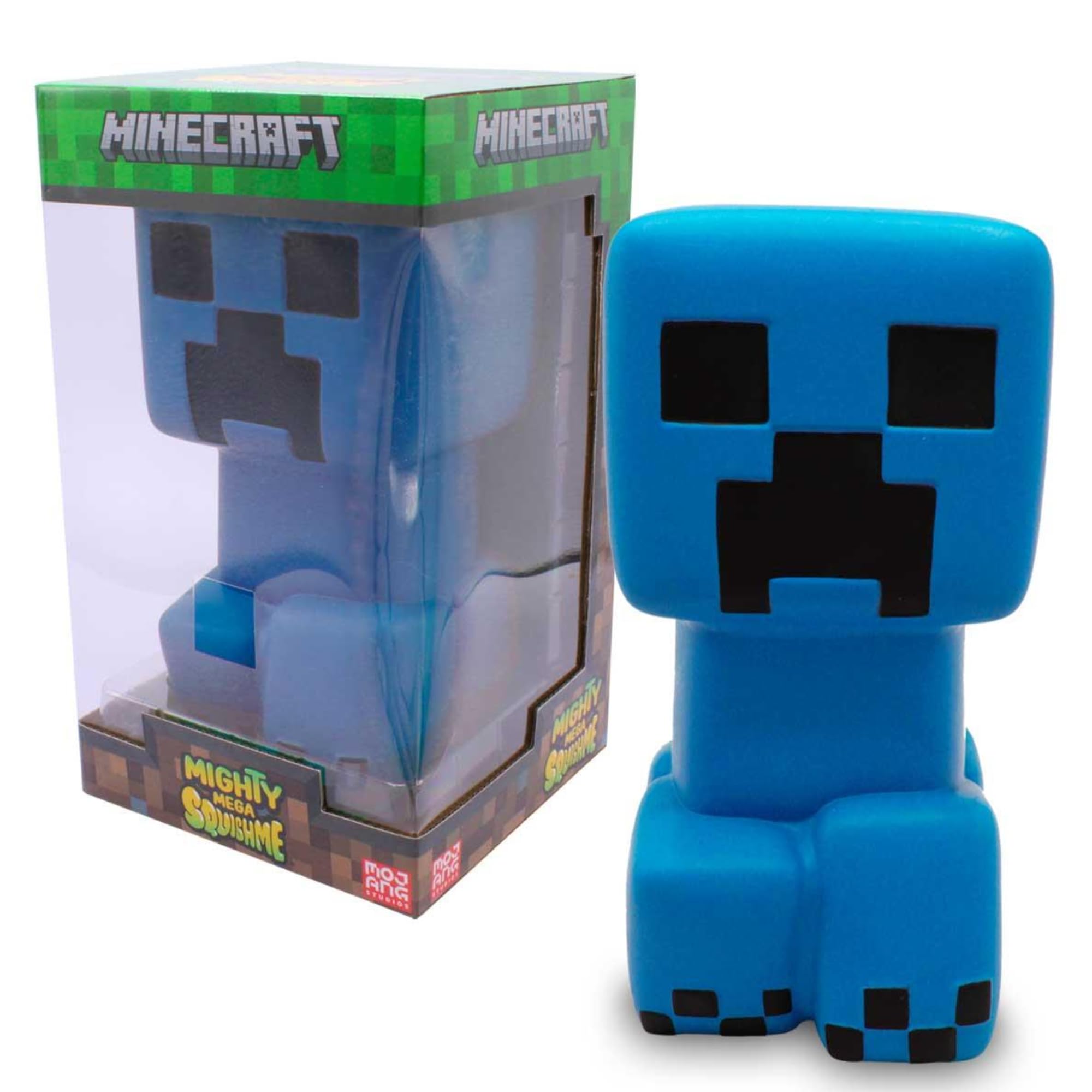 Minecraft Mega Super Charged Creeper SquishMe 11" 27cm