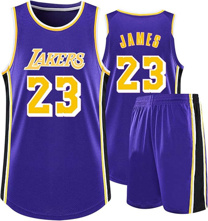 Lakers 23 James Basketbal ronde hals Jersey, sport voor mannen Vest