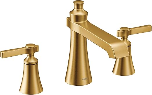 Moen Ts926bg Flara 2 Handle Deck Mount Lever Handle Roman Tub