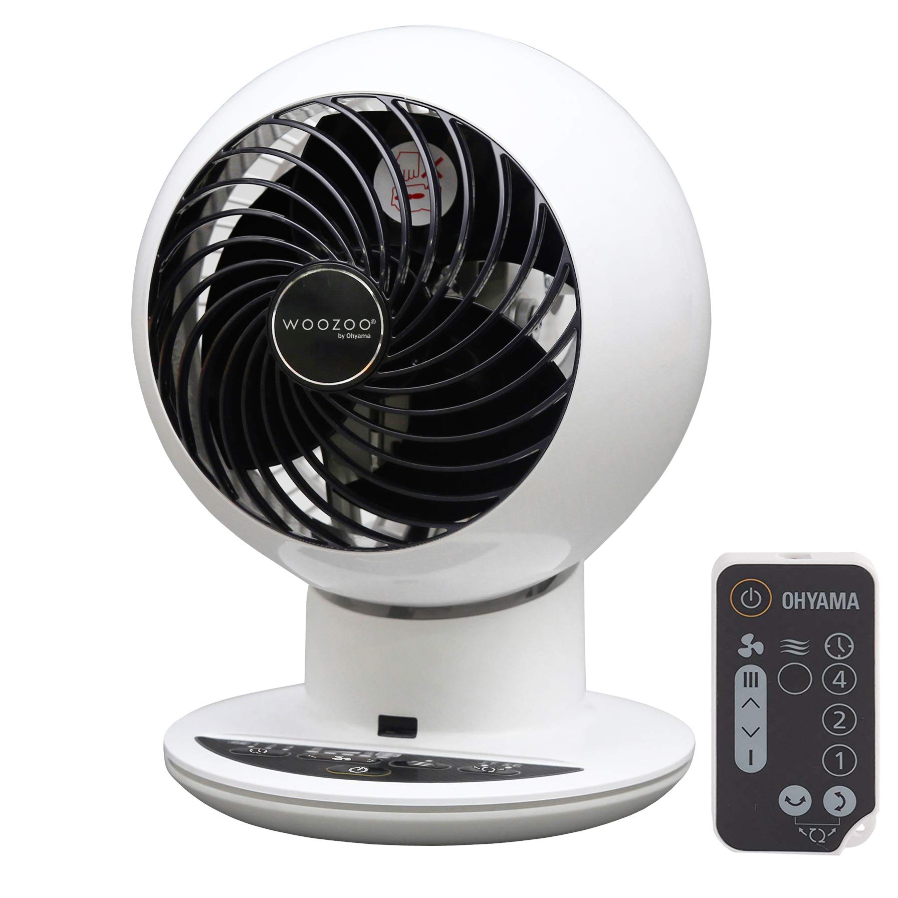 Iris Ohyama Fan, PCF-SC15T, 6.2 Inch, Swings Up/Down & Left/Right, Timer, Remote, 5 Speeds