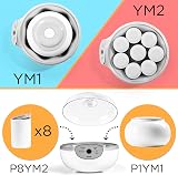 Duronic YM1 Yoghurt Maker 1.5L Ceramic Pot 20W Digital Timer Cheese Maker view 7