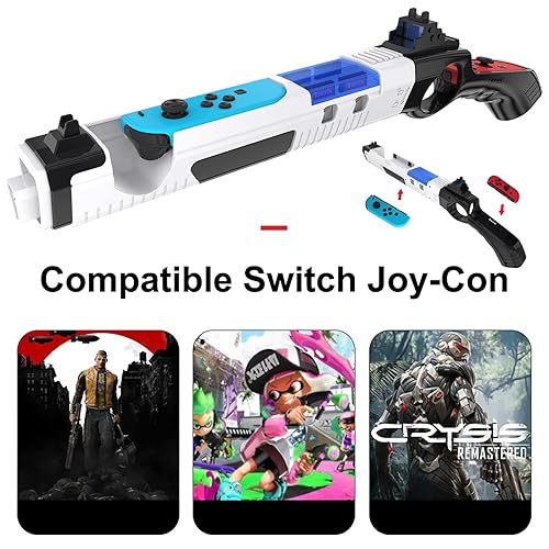 Buck Hunter Joy Con Gun Nintendo Switch Pistol Gun Game Grips