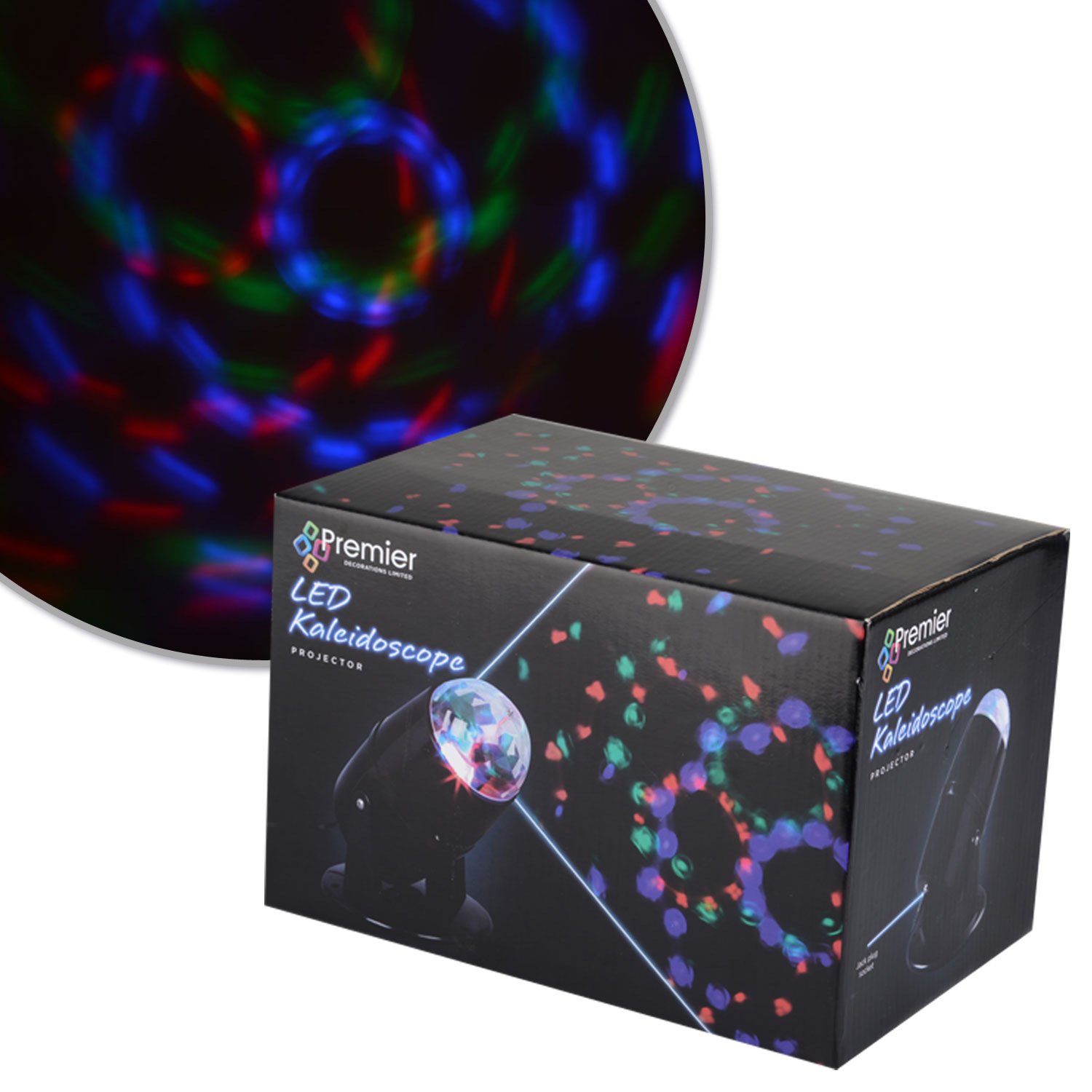 Premier LED Crystal Ball Party Light Kaleidoscope Projector System Amazon.co.uk DIY & Tools