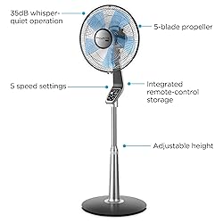 Rowenta Pedestal Fan, 53 Inches, Ultra Quiet