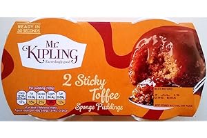 Mr Kipling Sticky Toffee Sponge Puddings 2X95G (Pack of 4)