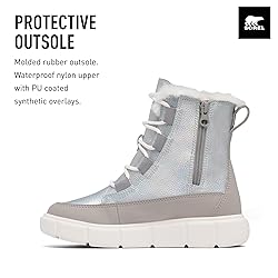 SOREL Children's Explorer lll Lace Boot - Pure