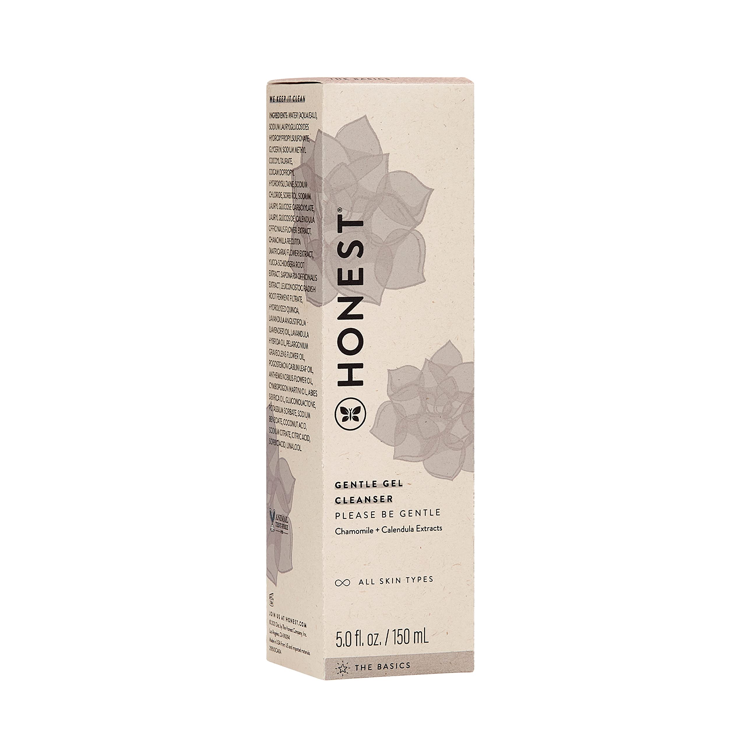 Honest Beauty Fresh Face Bestsellers Kit | Exclusive | Gentle Gel Cleanser, Hydrogel Cream, Extreme Length Mascara + Primer, Tinted Lip Balm, Makeup Remover Wipes | Vegan + Cruelty free