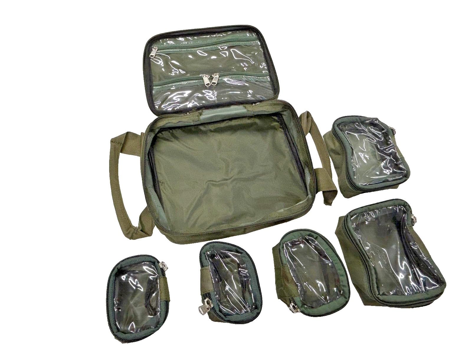TMC Modular Lead Bag with 5 Individual Lead Pouches + 3 Internal Zip Pouches