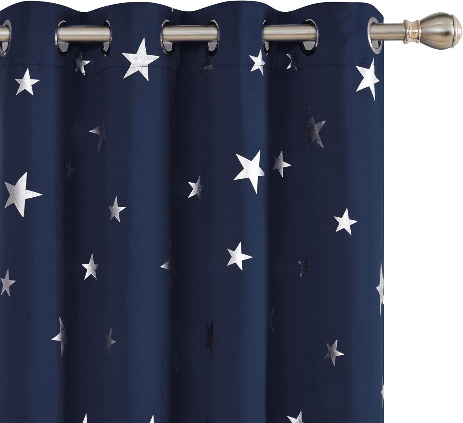 Deconovo Solid Thermal Insulated Blackout Curtains for Nursery with