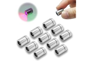 Ziguyba 10 pcs Mini Electric Lights,Mini led Lights for Dollhouse, Mini Lights for Hand Craft,Battery Included,Mini Lights for DIY Miniature Lights, Small Decoration Lights- 10 Pack (7colors)
