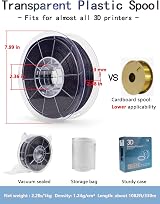 ZIRO Multicolor Gradient Twinkling PLA Filament 1.75mm Starry Sky 1kg 3D Printer view 5