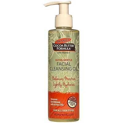 Palmer's Cocoa Butter Formula Ultra Gentle Facial Cleansing Oil, 6.5 Ounces