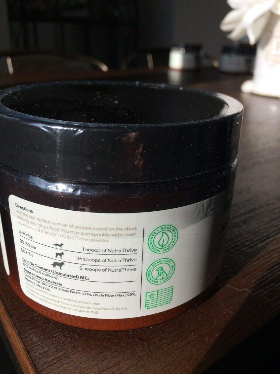 nutra thrive ultimate pet nutrition