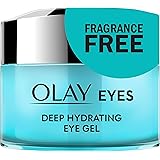 Olay Deep Hydrating Eye Gel with Hyaluronic Acid for Tired Eyes, Hydrating Gel, Cucumber, 0.5 Fl Oz