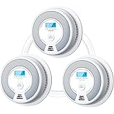 X-Sense Wireless Combination Smoke and Carbon Monoxide Detector, 10-Year Non-Replaceable Battery, Interconnected Up to 18 X-S