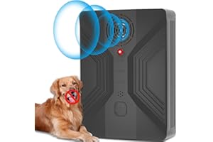 NUPEC Anti Barking Devices, Anti Barking Device for Dogs Long Range 50ft, Barking Control Devices for Dog Training in Outdoor, 3 Modes Ultrasonic Bark Box, Dog Bark Deterrent Devices, Dog Barking Silencer