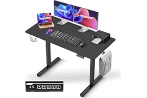 IMGadgets Electric Standing Desk, 47x24 Inches Height Adjustable, 2026 6th Gen Quieter Motor Ergonomic Sit Stand Desk, Comput