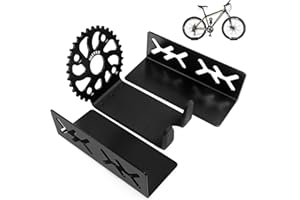 MZYRH Heavy Duty Bike Wall Mount, Stainless Steel, 1 Pack, Black