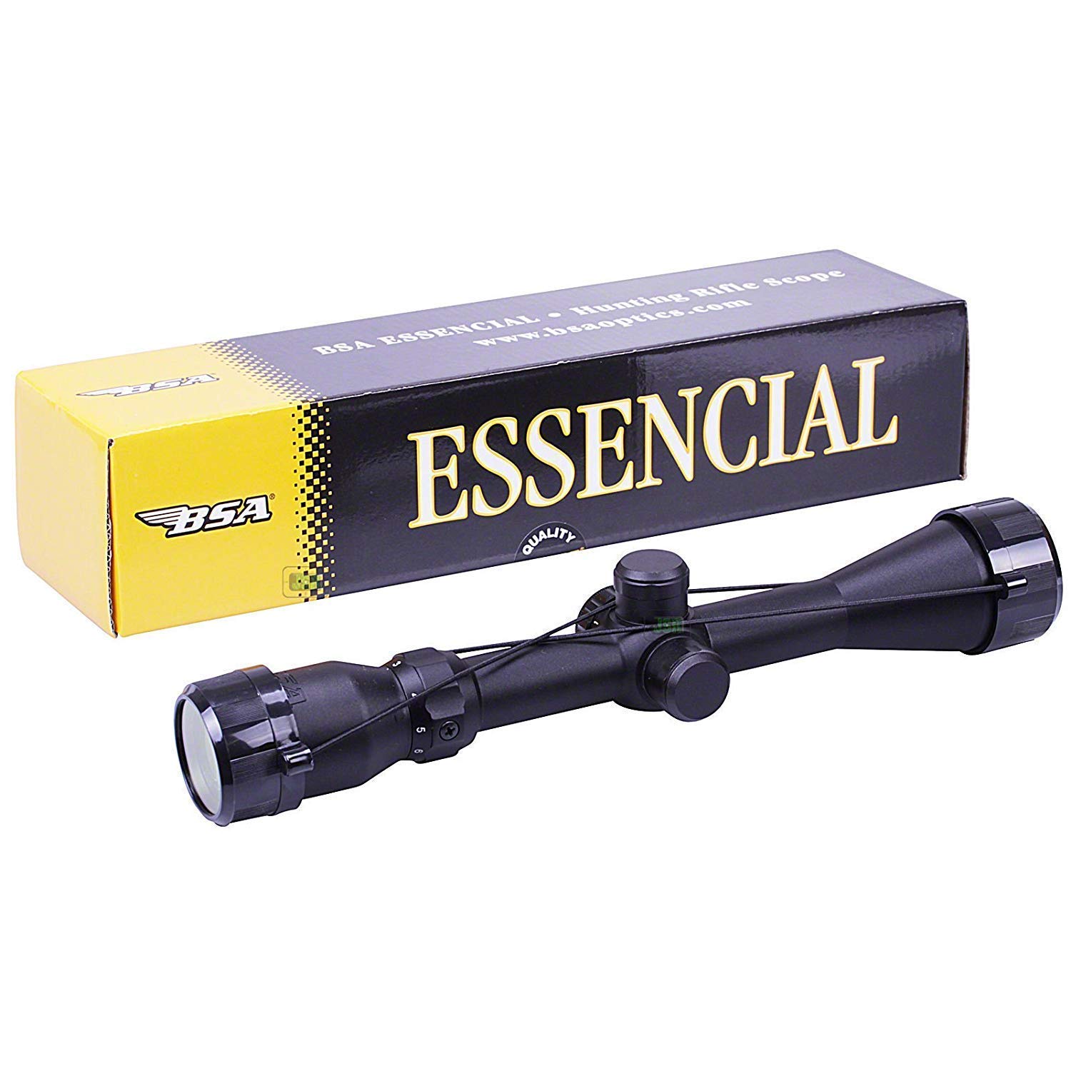 BSA 3-9x40 IR Essential TELESCOPIC Illuminated Mil Dot Air Gun Rifle SCOPE