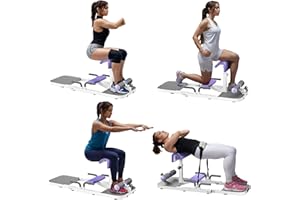 seanleecore Hip Thrust & Squat Machine for Home – Multi-Function Glute Builder, Leg & Core Strengthening Equipment – Adjustable Sissy Squat, Hip Thrusts, Squat Assist Machine for Home Gym