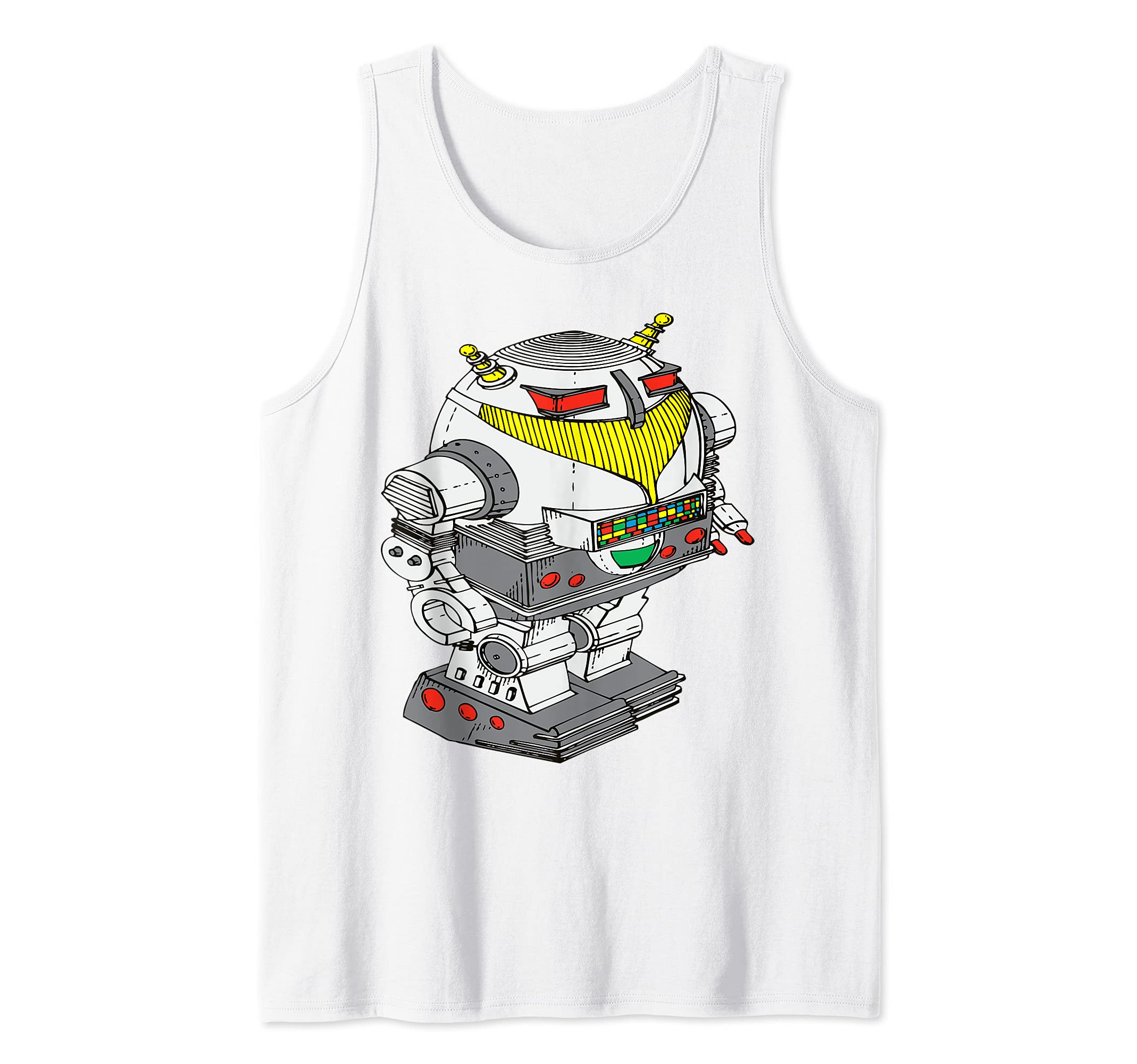 Retro Art Robot Tank Top