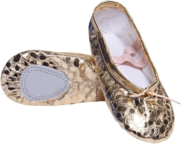 childrens gold ballet shoes