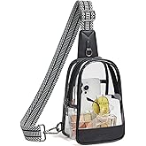 Shrrie Clear Bag for Stadium Events Transparent Crossbody Sling Bag for Women & Men - Stadium Approved, Concerts & Sports