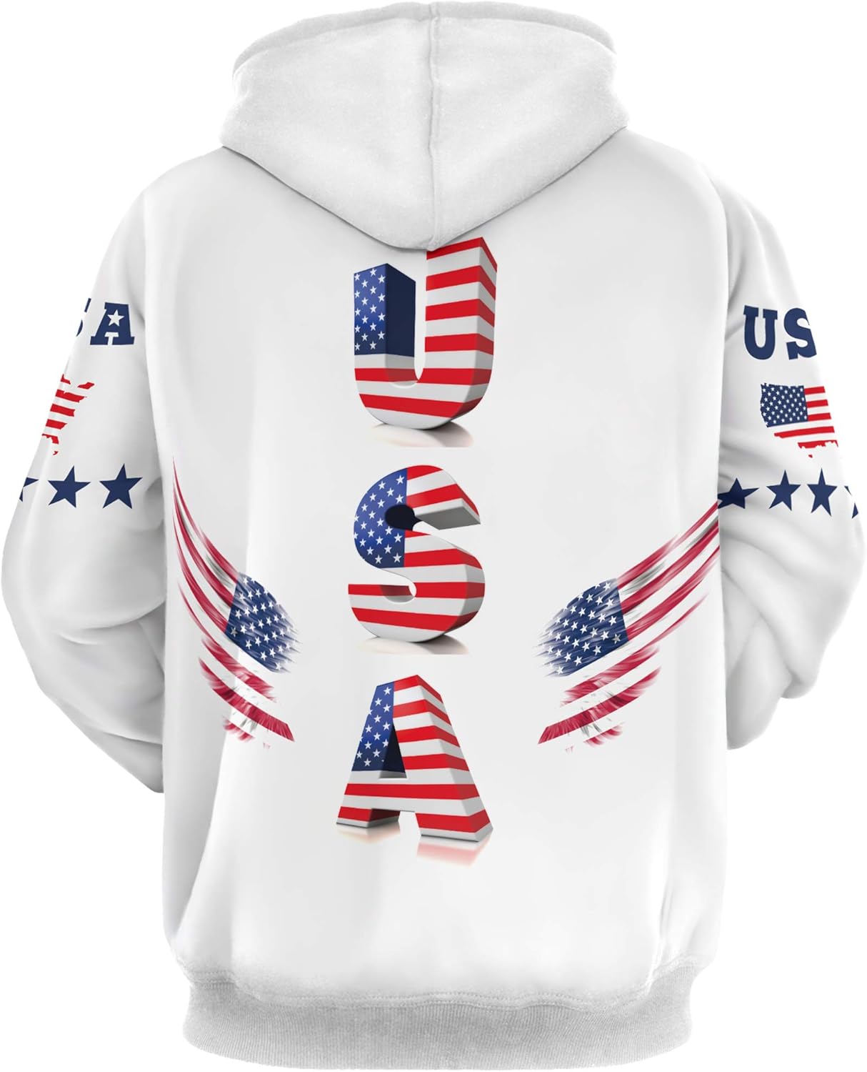 Unisex 3D Print National Flag Pattern Hoodies Mens Long Sleeve Sweatshirts: Clothing