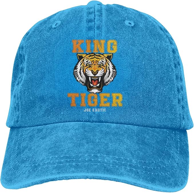 The Tiger King Joe Exotic Retro Nostalgic Cowboy Hat Blue at Amazon Men