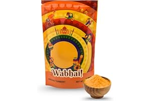 Wabhai! Turmeric Powder (Haldi) | All Natural | Finest Spices (7oz (200g))
