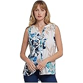 NYDJ womens Sleeveless Pintuck